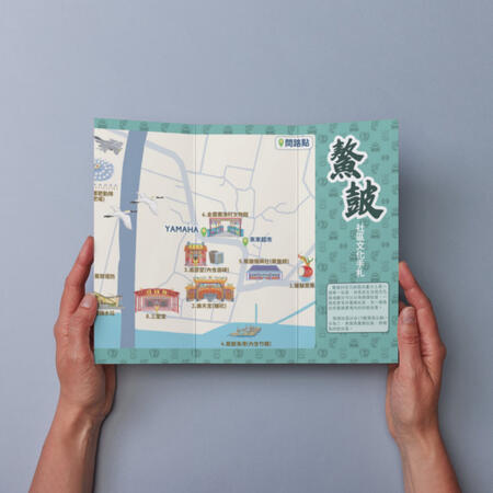 Cultural Promotion Design for Aogu Village, Chiayi Created promotional materials for Aogu Village, a coastal town in Chiayi, Taiwan.==Deliverables include a tourist-friendly DM and a journal-style booklet.==The visual tone uses soft yellow hues to reflect